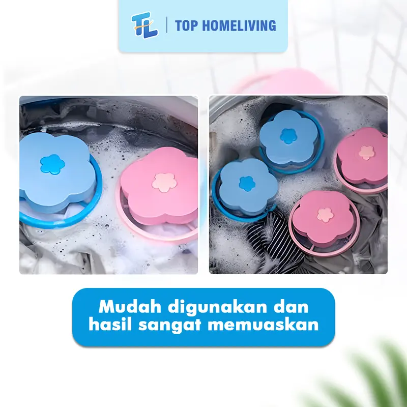 Saringan Laundry Penyaring Mesin Kotoran Mesin Cuci Jaring Pembersih Otomatis Mengambang 1