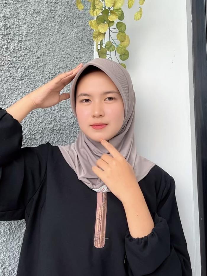 hijab sport abu abu