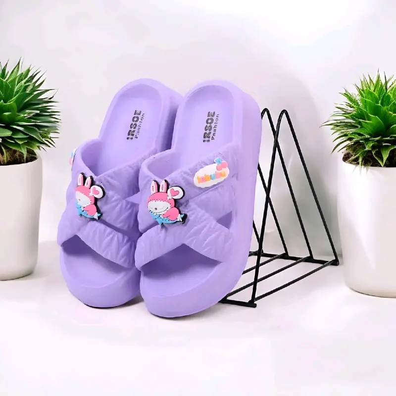 Sendal Anak Perempuan LABUBU Selop Fashion Kekinian - Model Terbaru 4