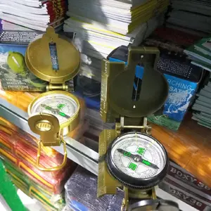 Kompas Lensatic Besi/Plastik 1 Pcs Siap Kirim - Alat Peralatan Outdoor Camping