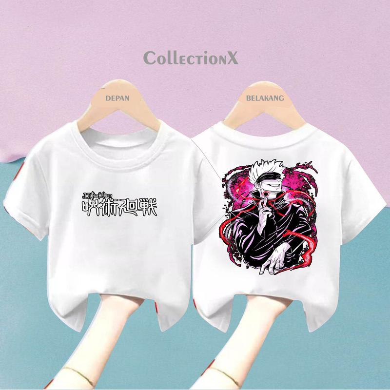 KAOS ANAK GOJO SATORU V2 JUJUTSU KAISEN NEW DESIGN/KAOS ANAK/KAOS LENGAN PENDEK/KAOS POLOS/KAOS MURAH 3