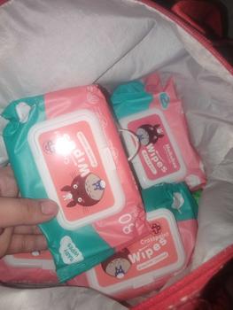 Product Review of 10 Packs Organic Baby Wipes Per Pack - Nonirritant Hypoallergenic Wet Wipes, from J**n O**o E**n 0