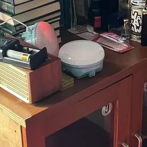 (Baterai Real asli 7200MAH)lampu led emergency ufo 400w /solar panel led/ lampu emergency gantung lampu  taman  outdoor lampu  tenaga  surya khusus mati listrik lampu  terang  banget Besi/camping lamp