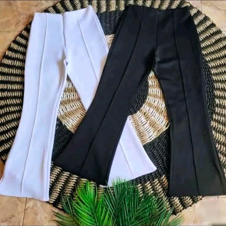 Celana Cutbray Zipper Variasi Cubit // Celana Cutbray Wanita Basic Scuba Premium // Cutbray Zipper Resleting Flare Pant Office Formal 6