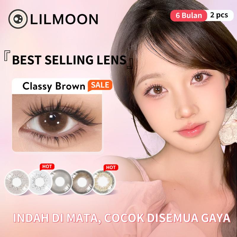 [COD] LILMOON SOFTLENS Forest Brown dan Classy Brown LENSA KONTAK NORMAL&MINUS(-1.00 S/D -8.00) 1