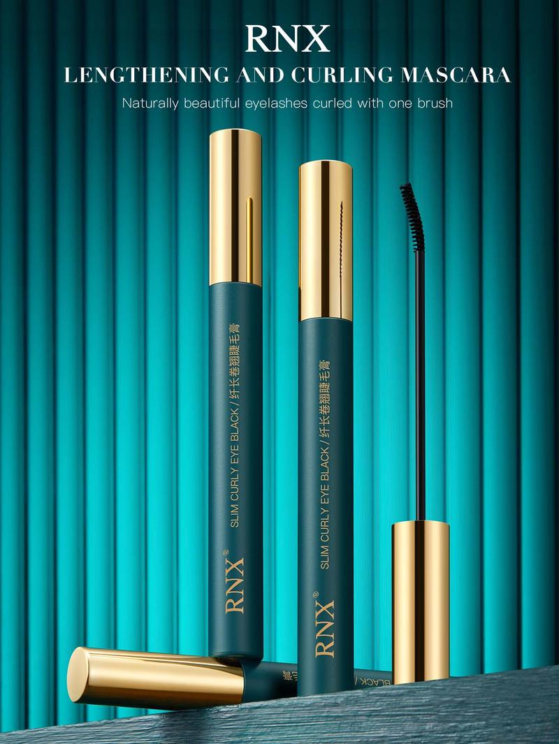 Product Introduction of Mini Brush Waterproof Mascara, Volumizing, Extending, Defining, Curling, Doubling, High Definition Mascara, Lengthened and Natural Looking Lashes, Black Brown Berry Blue four colors available 1