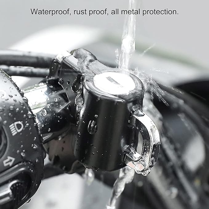 Motorcycle Helmet Cap Lock, Anti-Theft, Metal Deterrent Proof, Portable Helmet Safety Lock, with 2 Keys, Universal Helmet Cap Accessory, Suitable for Motorcycles, Scooters, Road Bikes Motorcycle Helmet Cap Lock, Anti-Theft, Metal Deterrent Proof, Portable Helmet Safety Lock, with 2 Keys, Universal Helmet Cap Accessory, Suitable for Motorcycles, Scooters, Road Bikes