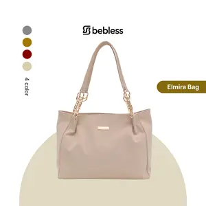 BEBLESS ELMIRA Tas Wanita Tas Totebag Wanita Model Terbaru Muat Laptop 12 Inch Kulit Perempuan Cewek