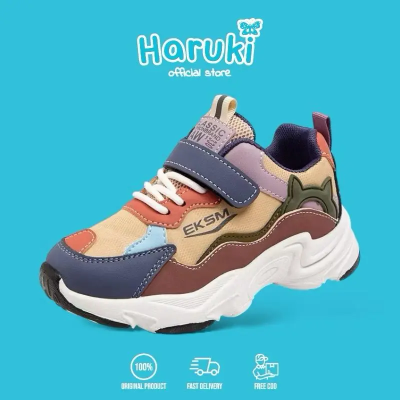 HARUKI Riou Sepatu Sneakers Anak Laki Laki Anak Perempuan Fashion 1