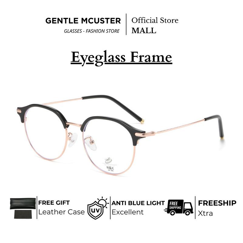 Kính Chống Ánh Sáng Xanh, Phong Cách Cổ Điển Tròn, Kính Gọng Thời Trang, Làm Bằng Chất Liệu Kim Loại, YD15 01343