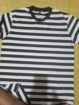 Product Review of VD - Baju kaos salur terbaru / kaos pria lengan pendek/ kaos belang unisex / kaos oversize bisa cod kain nyaman distro pendek lembut combed Atasan Cowok Keren Motif Hitam Motif Hitam Motif Hitam Dewasa Katun Polos from D**) 0
