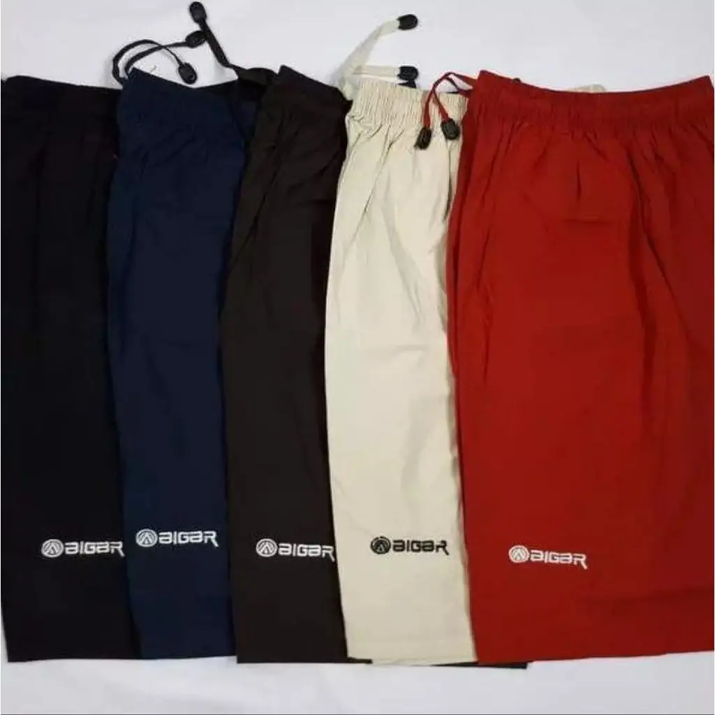 3 pcs Celana pendek aiger celana harian pria dan wanita L.XL XXL DAN XXXL