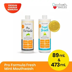 Oxyfresh Mouthwash Obat Kumur Penghilang Bau Mulut Non Alkohol & Staining 89 / 473mL - Original USA