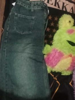Product Review of COD LULU Biru Retro High Waist Kuolt Celana Jeans Panjang Wanita from @**l 1