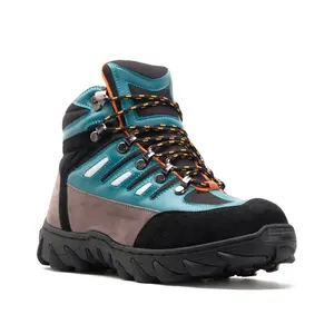 Sepatu Pria Safety Boots Outdoor Hiking Touring Mendaki Gunung Tracking Kerja Proyek Lapangan Ujung Besi Pria High Quality Shoes