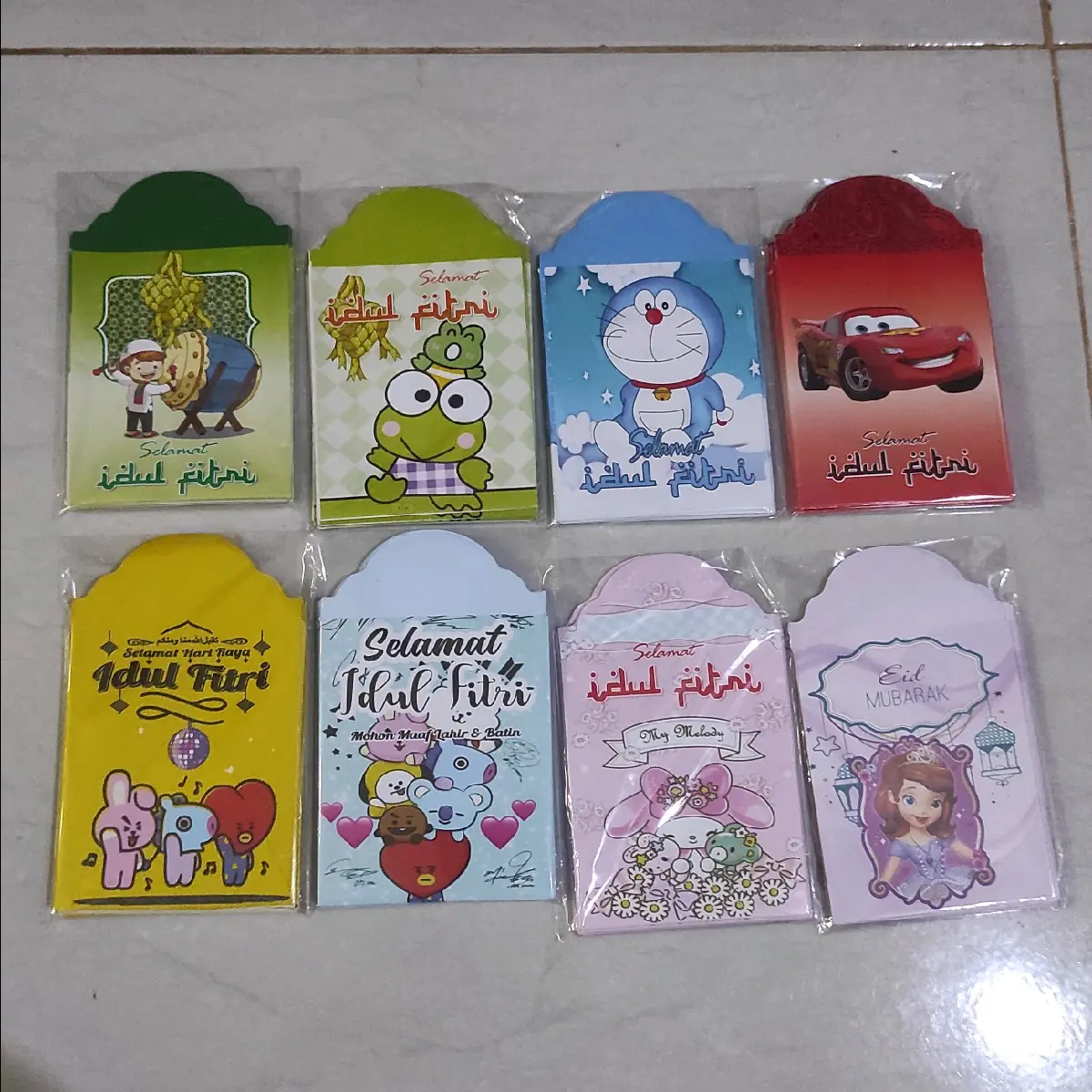 Amplop Lebaran Uk Medium Lipat 2 isi 24 lembar