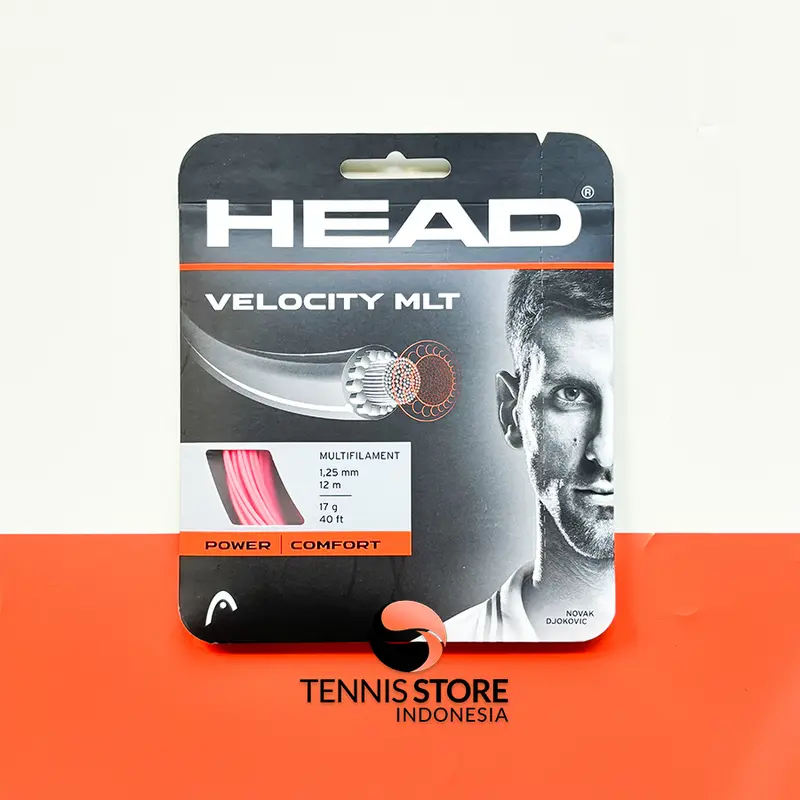 Senar Tenis HEAD VELOCITY MLT 17 / 1.25 Tennis String Original 2