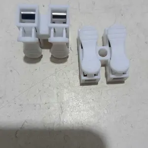 【Beli 50 gratis 50】Golden LED Quick Connect Terminal Block Cable 50pcs dan 100pcs / 2 Wire Connector Spring Terminal Sambungan Kabel Listrik-zjt