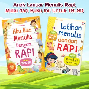 Buku Belajar Menulis - Aku Bisa Menulis Dengan Rapi Untuk TK & SD