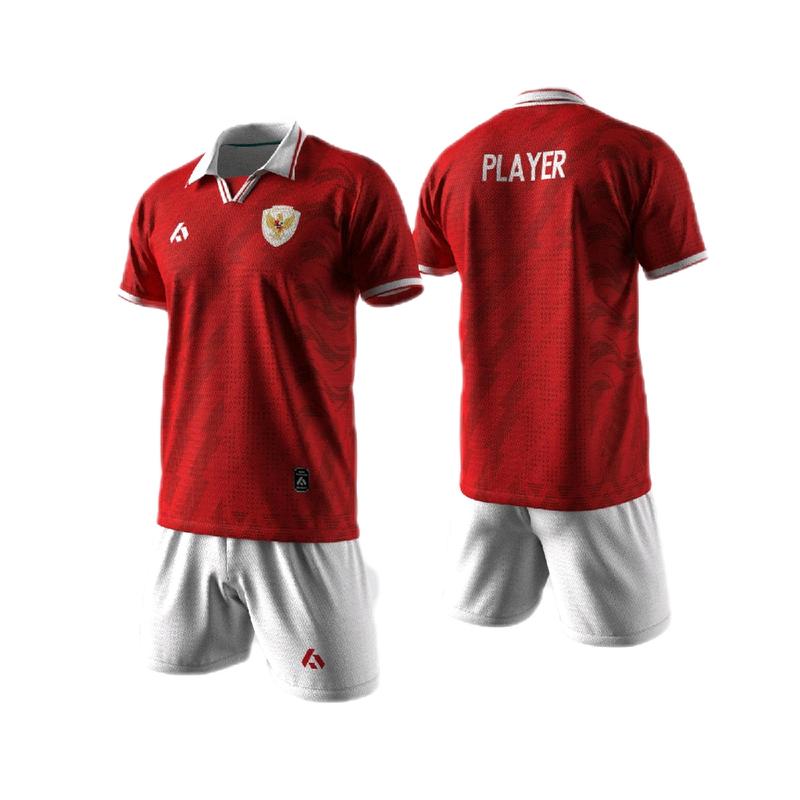 PO Baju Jersey Timnas Kerah 0