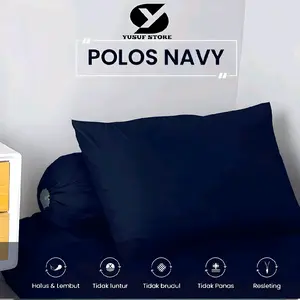 SARUNG BANTAL GULING POLOS / SARUNG BANTAL POLOS NAVY / SARUNG BANTAL RESLETING / SARUNG BANTAL HALUS