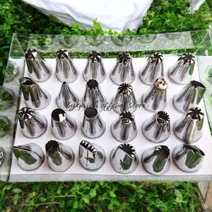 Cetakan spuit kecil isi 24 satu mika Kitchenware Alat Kue