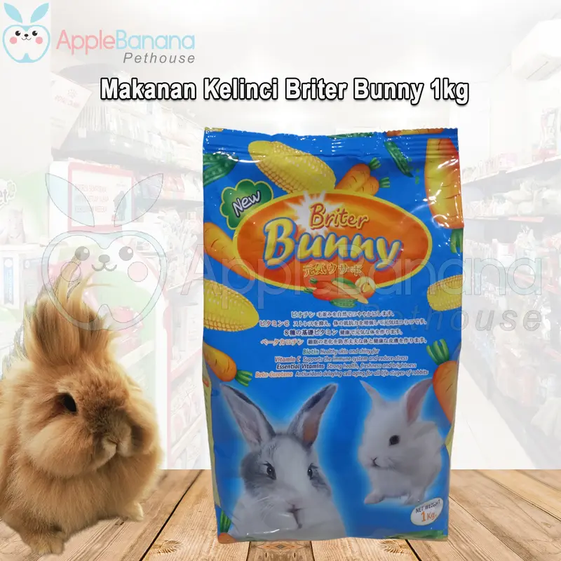 Makanan Kelinci BRITER BUNNY 1 Kg Carrot Rabbit Food Britter Bunny 1