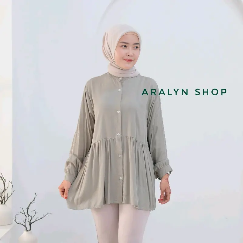 ARALYN BLOUSE RAYON TWILL ATASAN TERBARU 2