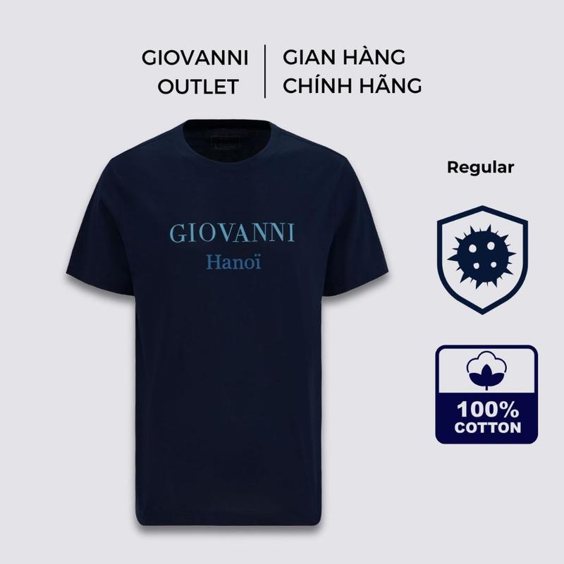 Áo T-Shirt Cộc Tay Nam GIOVANNI Chất Liệu 100% Cotton Double Mercerized Dáng…