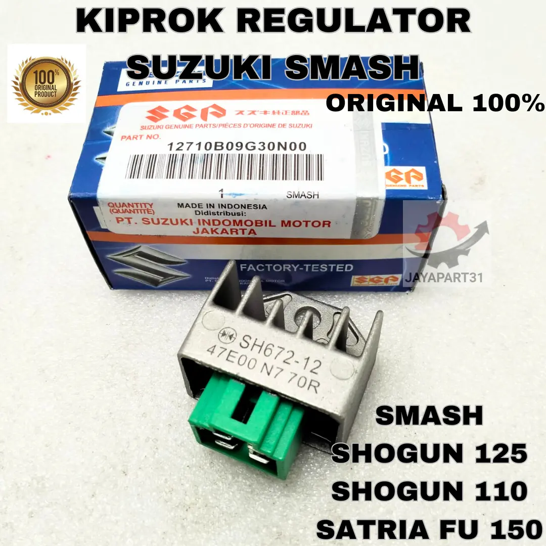 KIPROK CIPROK REGULATOR SUZUKI SGP 100% SMASH, SATRIA FU 150, SHOGUN 110, 125