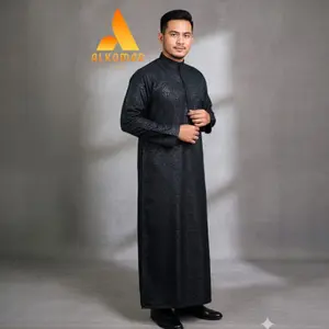 jubah emboss alkomar size S M L XL XXL XXXL