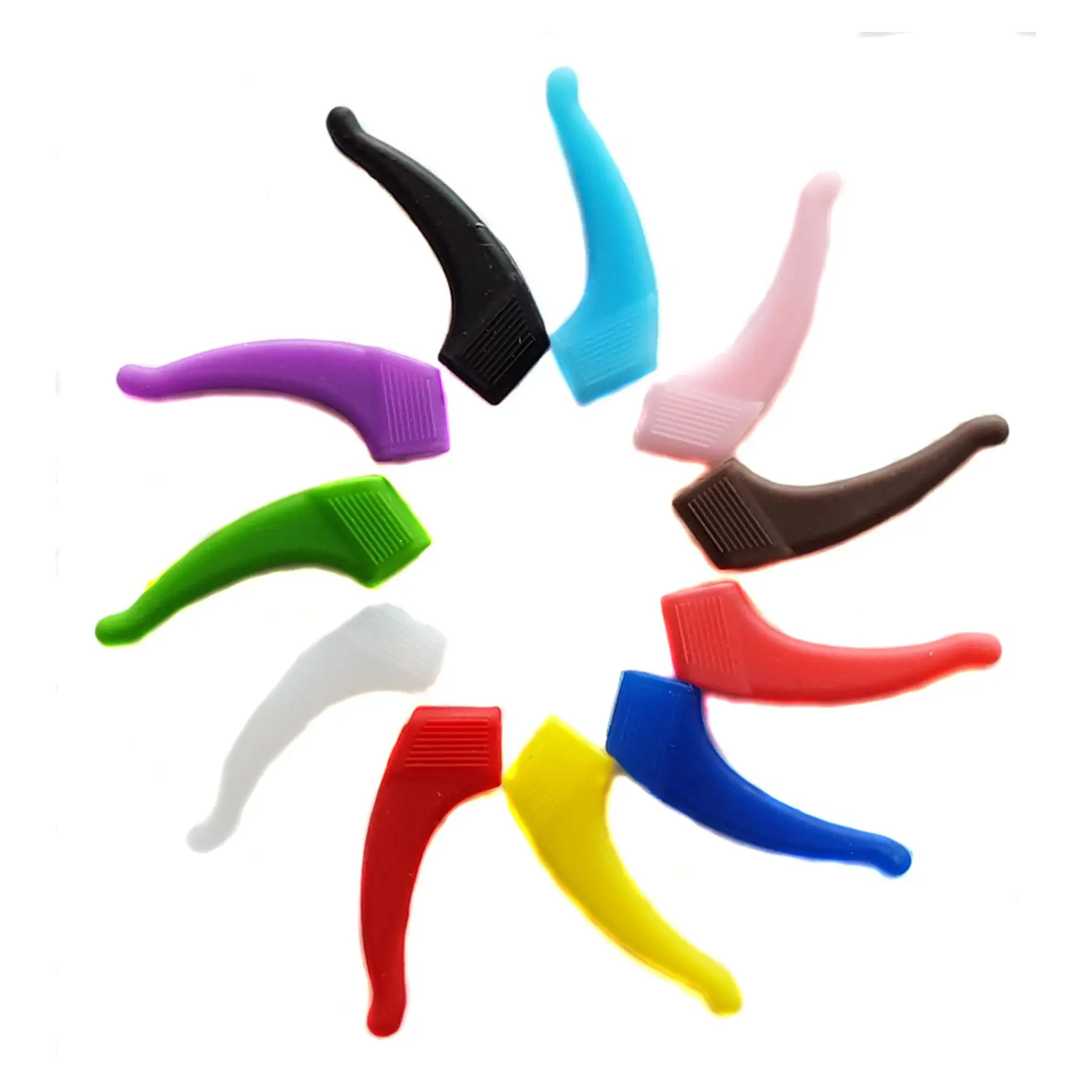 Silicone Anti-Slip Ear Lock 10 Pairs for Adults Kids Glasses Eyeglasses Accessories Ear Grips Temple Hooks