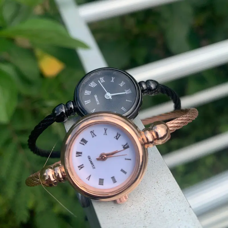 Jam tangan Rantai Analog Wanita Kecil Model Gelang Anak Remaja 4