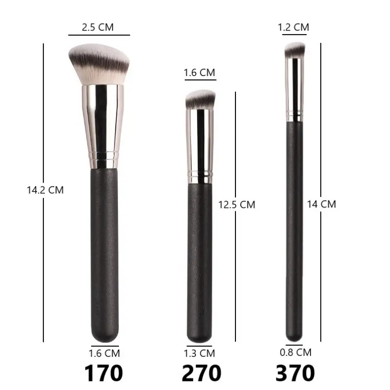 Brush Makeup Kuas Rias Kuas Makeup untuk Foundation dan Concealer A170 A270 A370 XX098 2