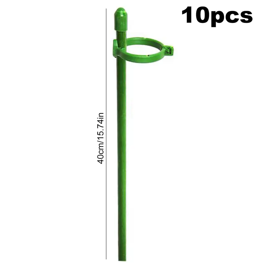 1PC Plant Stakes Green Adjustable Garden Single Stem Plant Support Stakes Plant Support Sticks with Rings for Indoor and Outdoor Plants,Flowers,Tomatoes