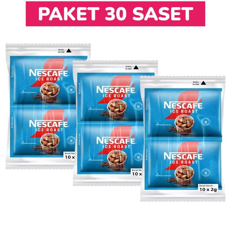 Nescafe Ice Roast Americano Kopi Instan 2g X 30 Sachet Minuman - Shop ...
