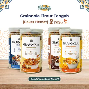 [PAKET 2] Grainnola Timur Tengah 500 Gr Granola With Almond Mete | Sereal Oatmeal Sarapan