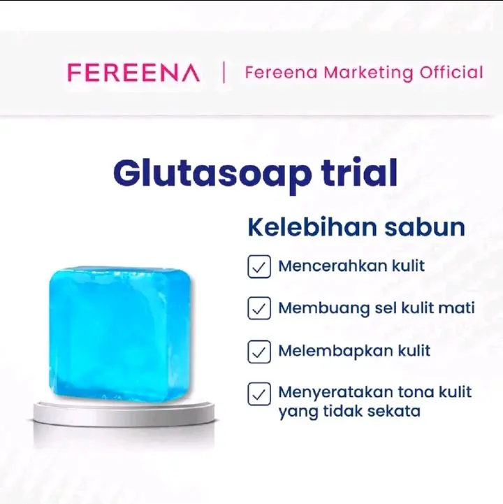 Fereena Gluta Soap Sabun Putih Glutathione + Niacinamide 10g - TikTok Shop Malaysia Fereena Gluta Soap Sabun Putih Glutathione + Niacinamide 10g - TikTok Shop Malaysia