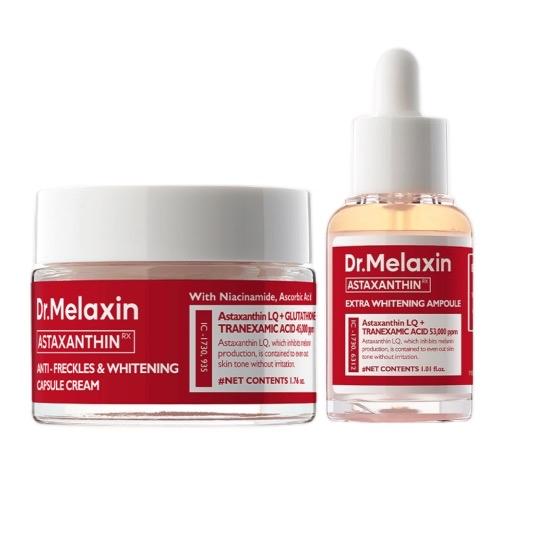 Bộ dưỡng sáng da Astaxinthin Extra Dr Melaxin (màu đỏ)