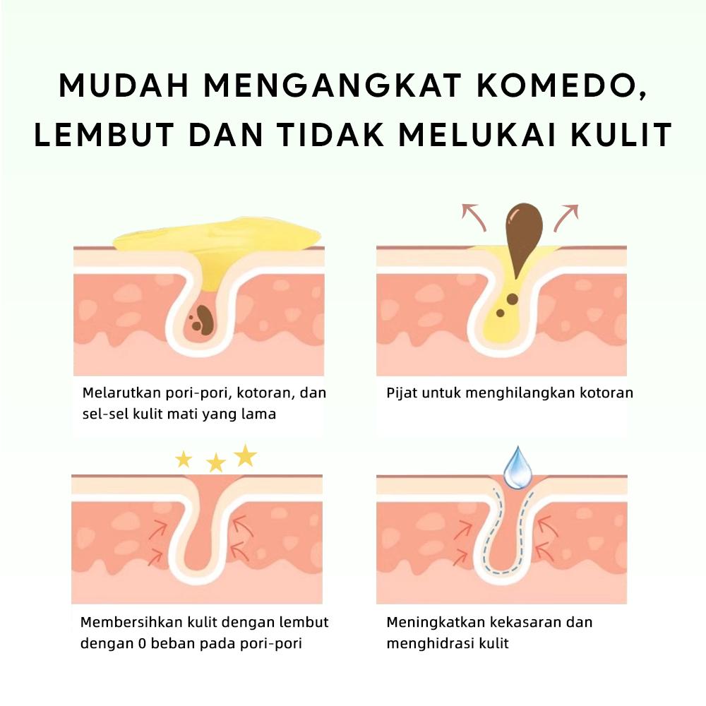 Allphv Penghilang Komedo Hidung Step1 & Step2 Set NA11240200141 NA11240100476 Masker Serum Skincare Wanita Pria