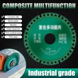 【Hottome】Mata Gergaji Logam Komposit Mata Gergaji Pemotong Multifungsi Penggiling Sudut Irisan Logam