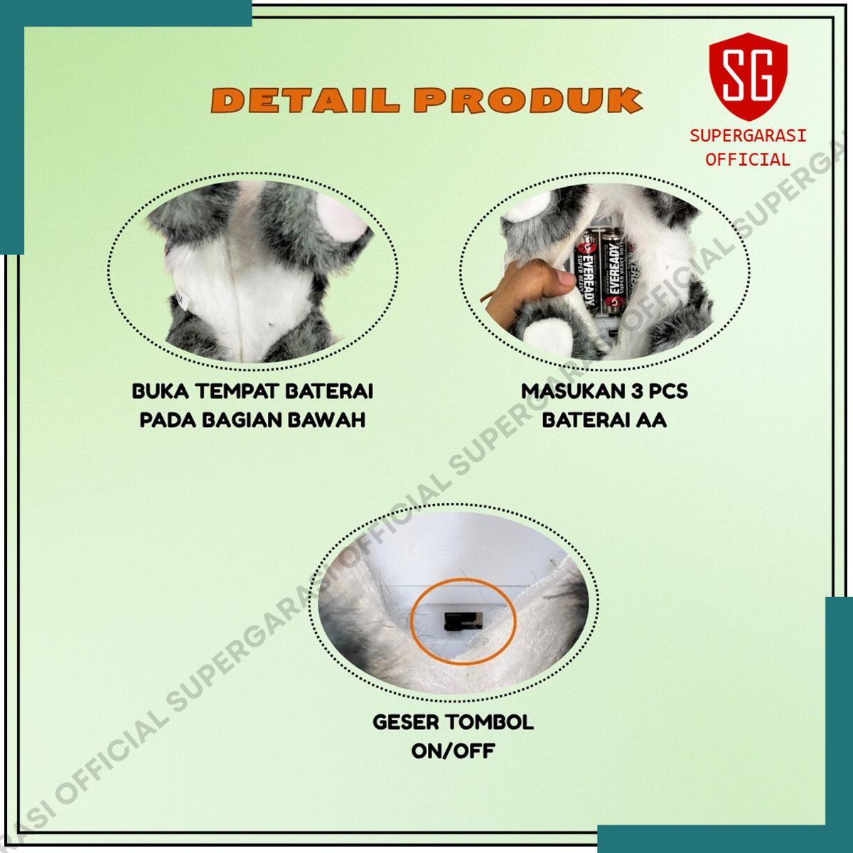 Boneka walking cat kucing berjalan dancing bisa bergerak dan suara mainan anak