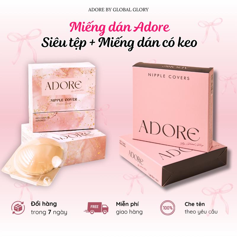 MUA 3 TẶNG 1 - Miếng Dán ADORE Silicone Mềm Mại Phụ Kiện Thời Trang Cao Cấp Chống Rơi Chống Mồ Hôi Bra Nữ