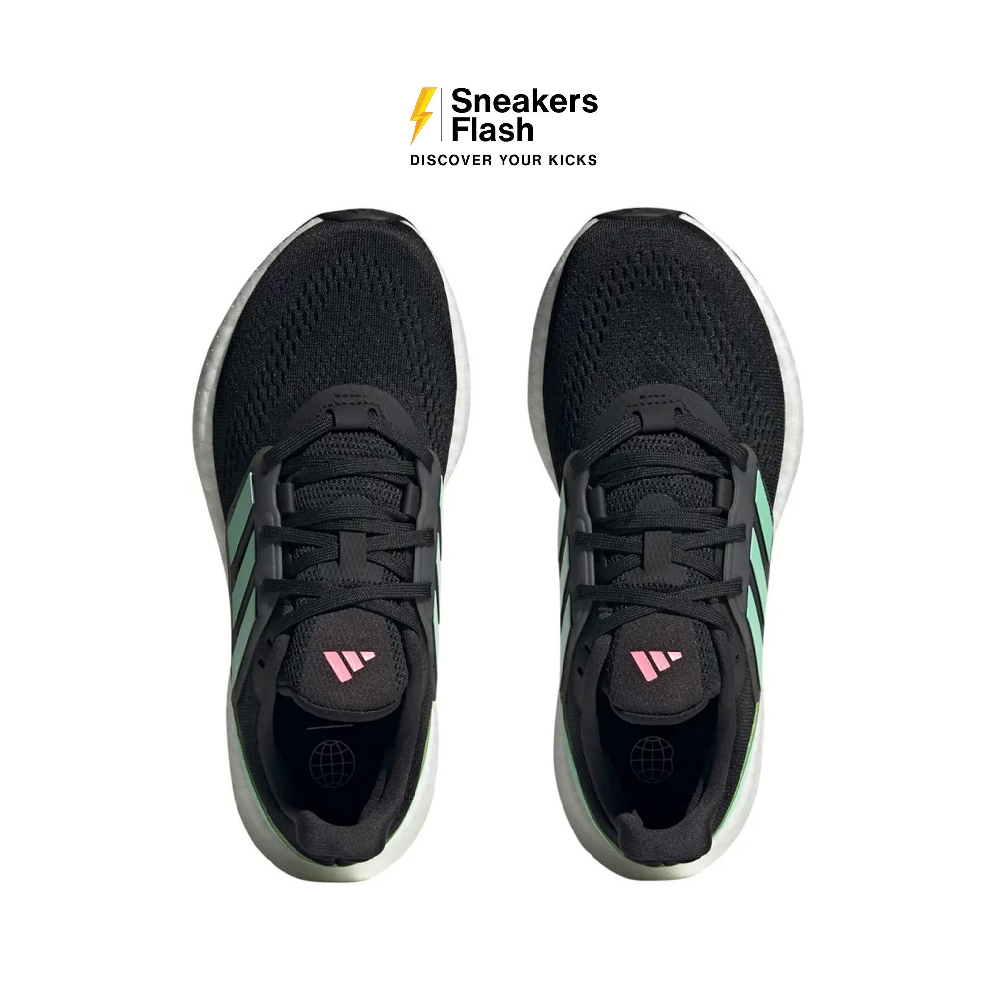 ADIDAS Pureboost 22 Black Pulse Mint - HQ8578 — alternate view