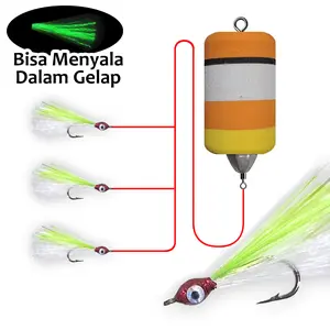 Pelampung Sabiki Umpan Memancing Ikan Baby GT Casting Talang Pancing Mahi Baramundi Marlin Viral