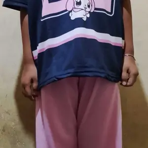 Aurel Xing setelan anak perempuan model jersey celana panjang full printing Fashion