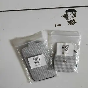 2~10pcs Bantalan Tempel Elektroda Putih  Pad Kancing Pads Elektroda  Gel healthy Pad Kancing  buah Bantalan Tempel Elektroda