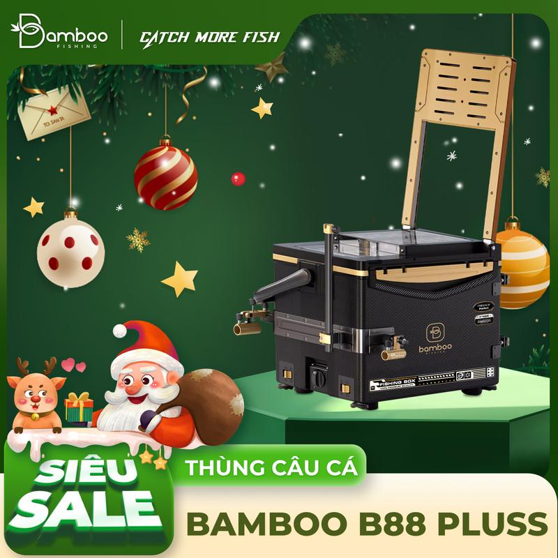  Thùng câu Bamboo Tựa Lưng B88 Plus  NEW  