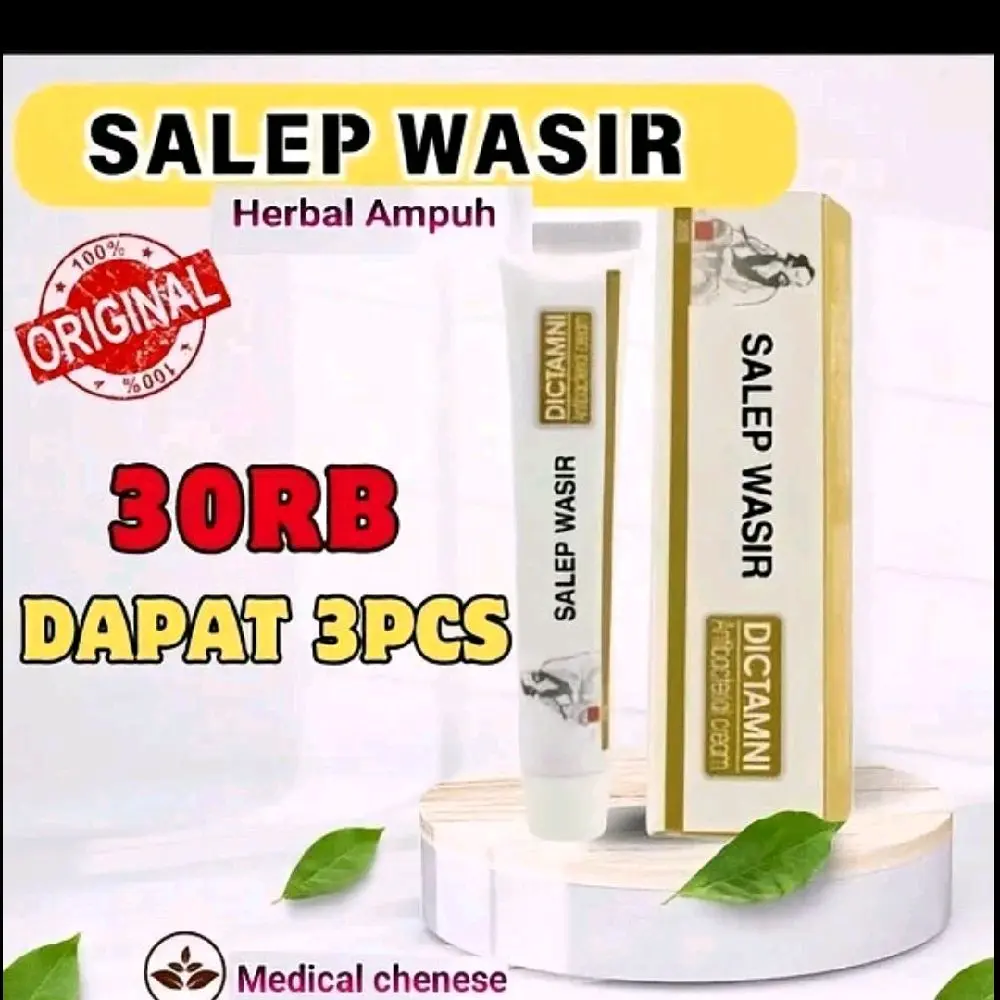 (Dapat 3 pcs) Dictamin salep wasir ambeyen Perawatan Mengecilkan Benjolan Sehat