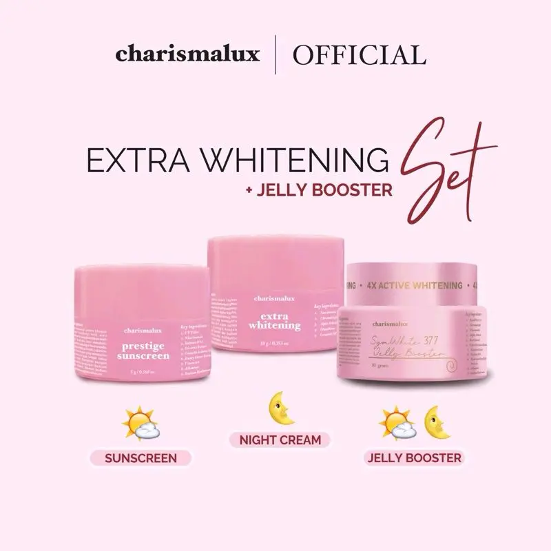 PAKET WHITENING CHARISMALUX skincare wajah